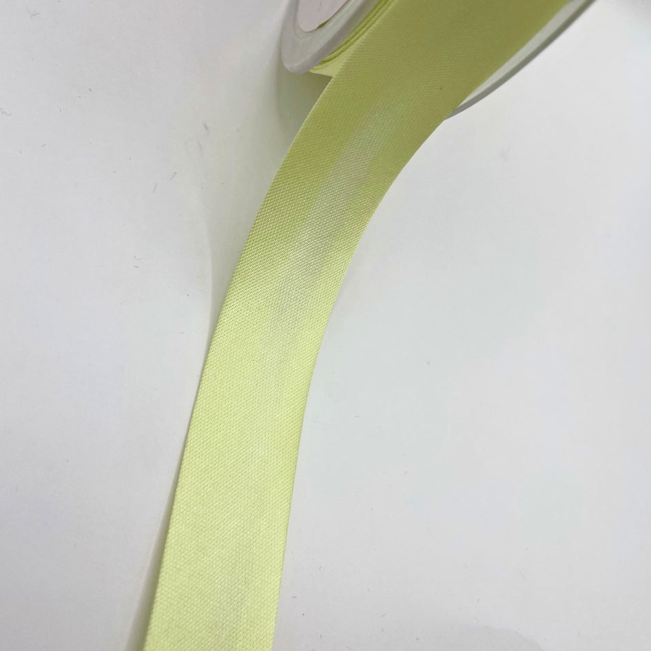 Bias Binding Satin Lemon