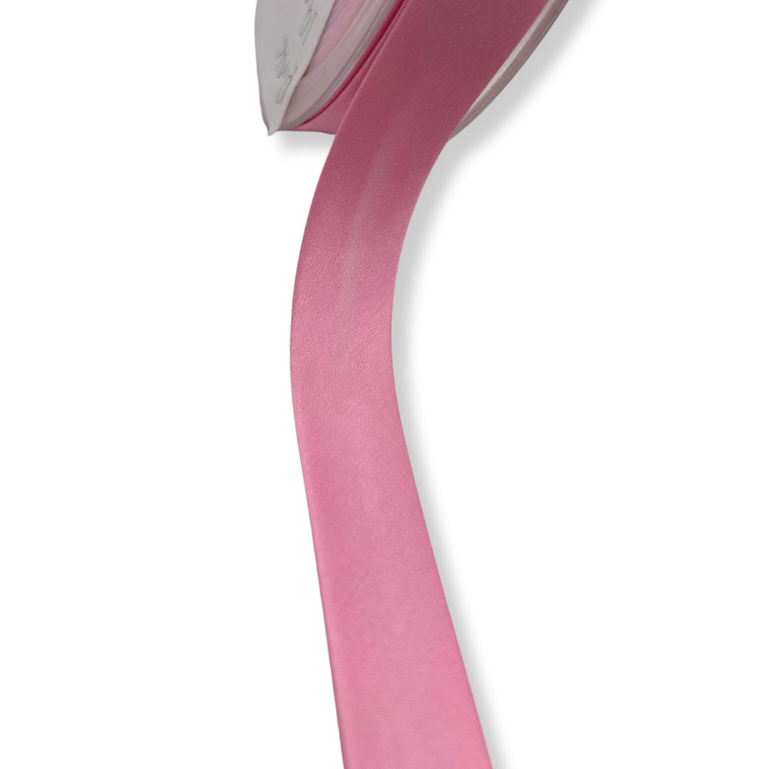 Bias Binding Satin Pink 19Mm
