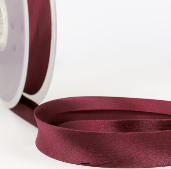 Bias Binding Satin Wine