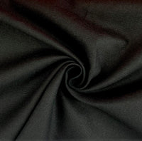 Remnant - Cotton Canvas - Black (1.5m)
