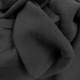 Black Fine Georgette Dressmaking Fabric