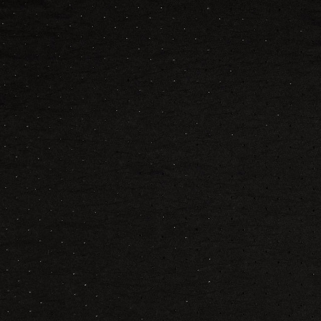 Black Viscose Nylon Elastane Bengaline Fabric Dew Drop