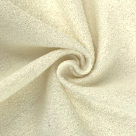 Boiled Wool Ivory Swirl 2