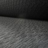 Bolero Cotton Elastane Black Textured Woven Suiting Fabric Cu2