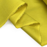Bonded Cotton Citrus Yellow Water Resistant Plain Woven Coating Fabric Fold