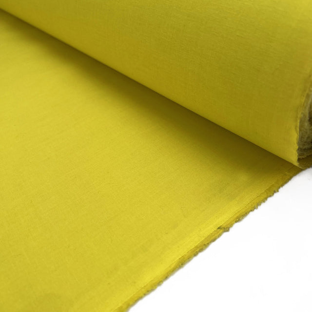 Bonded Cotton Citrus Yellow Water Resistant Plain Woven Coating Fabric Roll B248B05A 6E1A 4423 A484 9C71A8799B24