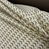 Bonded Cotton Taupe Moon Cream Brown British Water Resistant Coating Fabric