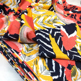 Boom Pique Viscose Nylon Multicoloured Knitted Dress Fabric Close Up Manequin Fabric Photo
