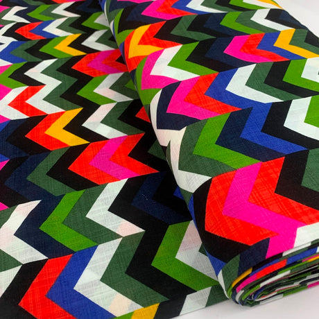 Boom Zig Zag 1 Green Pink Blue Black Roll