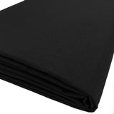 Boston plain cotton poplin fabric black