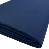 Boston plain cotton poplin fabric navy
