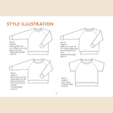 Boxy Raglan Sweatshirt Pattern By Wardrobe By Me Sketch