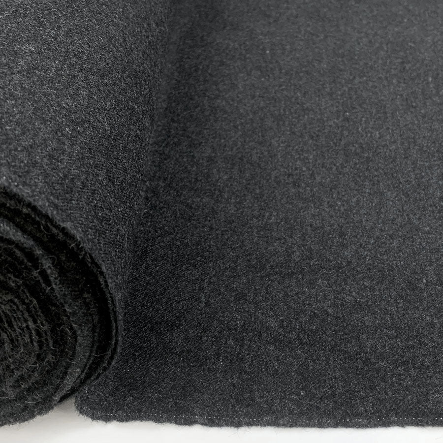 Brambrooks Tweed Dark Grey Fine Woollen Twilled Suiting Jacketing Fabric Fabric Photo