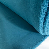 Breakfast At Wool Polyester Elastane Blue Dress Fabric Roll