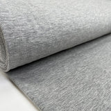 Brushed French Terry Marl Grey Cotton Elastane Stretch Knit Jersey Fabric Bolt