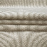 Bubble Wash Corduroy Cream 8 Wale Cotton Spandex Woven Heavyweight Trouser Fabric