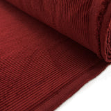 Bubble Wash Corduroy Crimson 8 Wale Cotton Spandex Woven Heavyweight Trouser Fabric Bolt