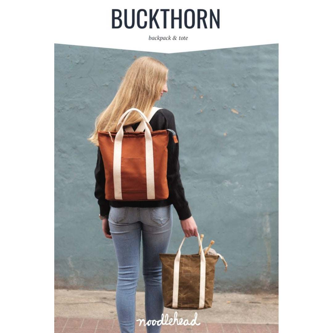 Buckthorn Backpack And Tote Pattern By Noodlehead Cover