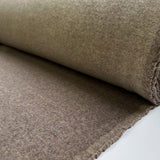 Caldo wool brown beige soft italian coating fabric roll