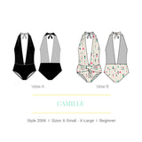 Camille One Piece Swimsuit Pattern Sirenasketch