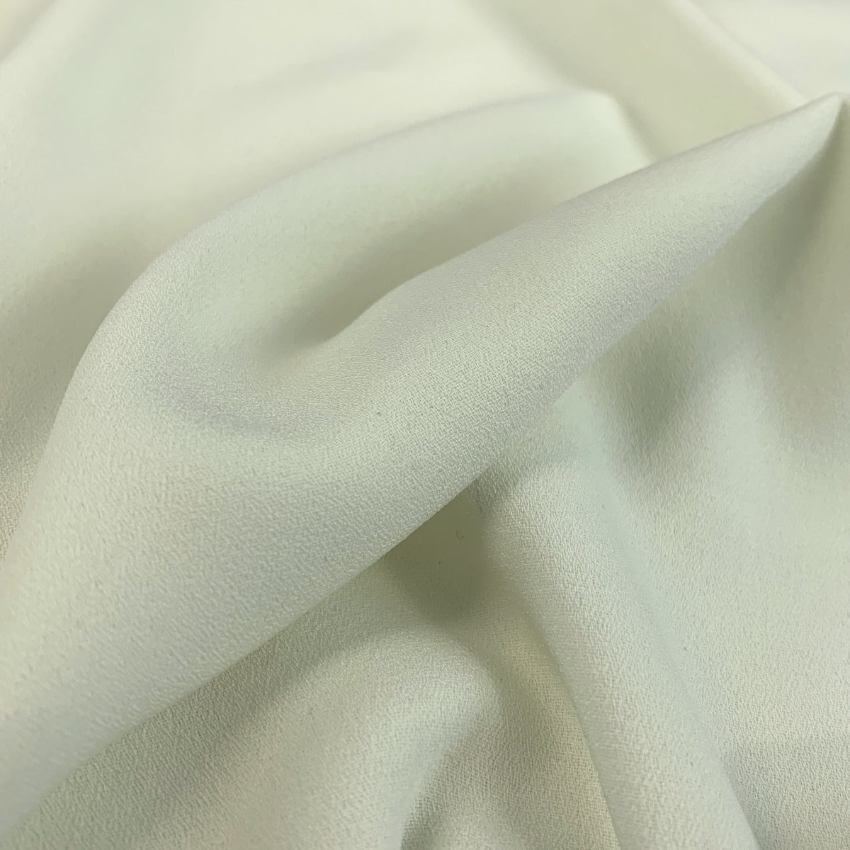 Candy Crepe Pale Ice Green Polyester Dress Fabric Fold