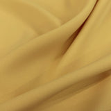 Candy Crepe Pale Mustard Polyester Dress Fabric Fold