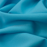 Candy Crepes Turquoise Polyester Dress Fabric Cu