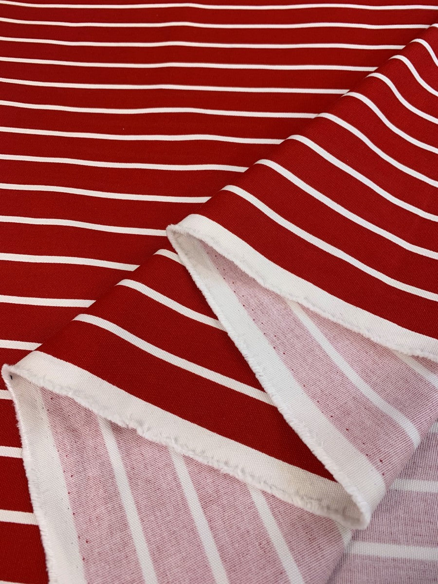 Canvas Bone Red Folded Fabric Photo Custom