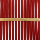 Canvas Bone Red Ruler Fabric Photo Custom
