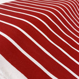 Canvas Bone Red Striped Cotton Red White Cotton Canvas Fabric Close Up Fabric Photo Custom