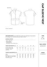 Cap Sleeve Vest Pattern The Assembly Line Backcover