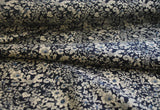 Caroline Navy Cotton Dress And Craft Fabric W