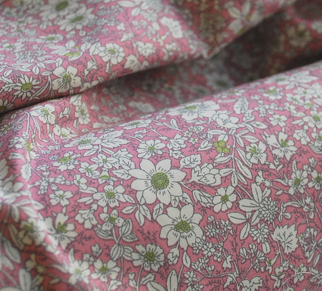 Caroline Pink Cotton Dress And Craft Fabric Cu