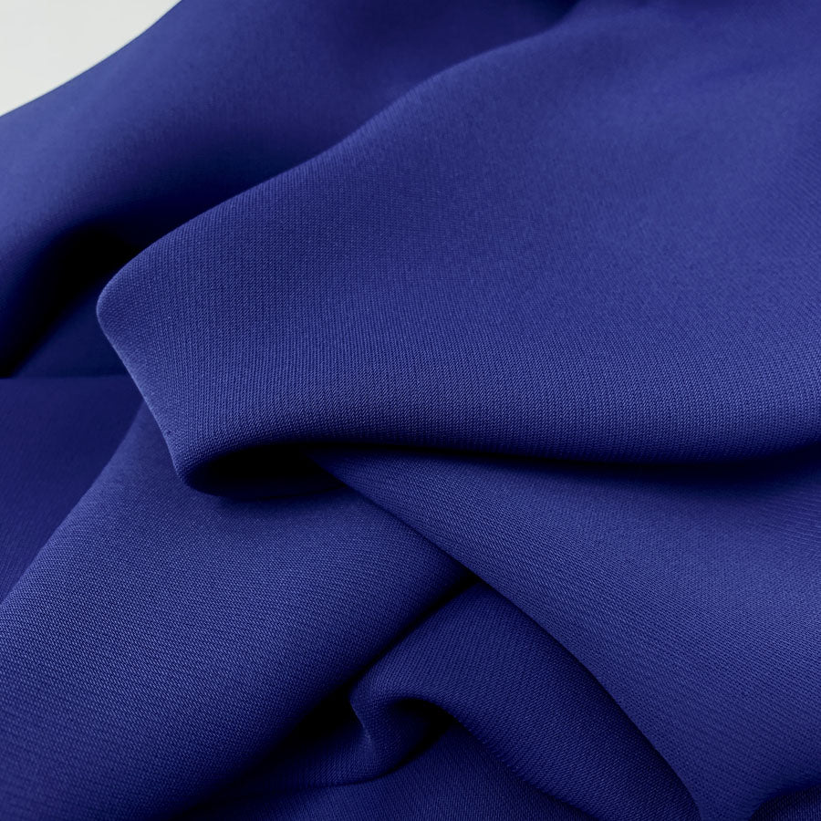 Carousel Royal Polyester Woven Bright Dress Fabric Close Up Fabric Photo