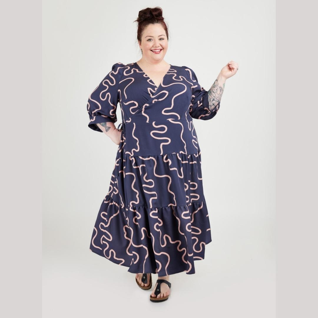 Cashmerette Roseclair Dress Size 12 32 3