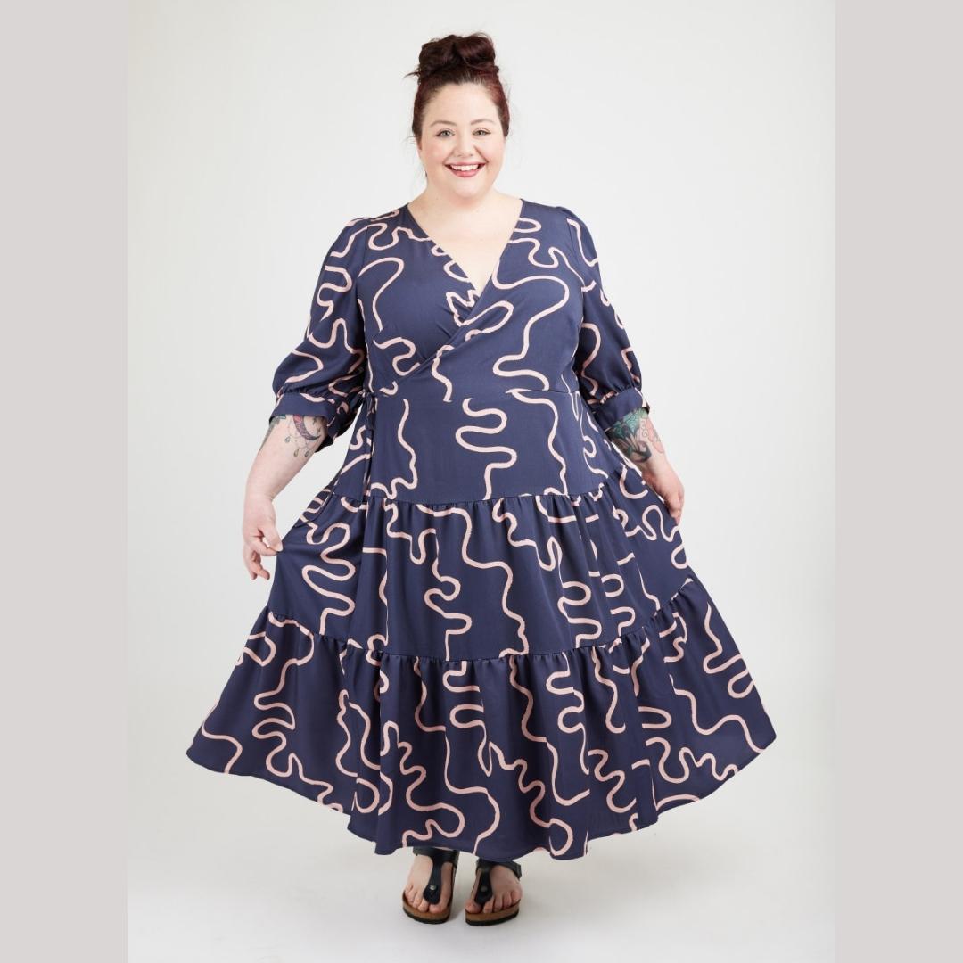 Cashmerette Roseclair Dress Size 12 32 5