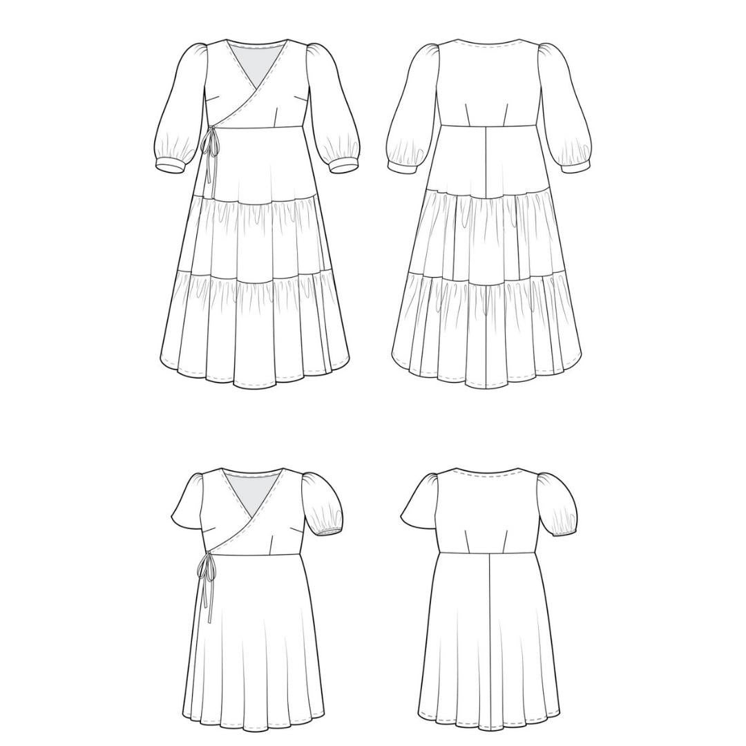 Cashmerette Roseclair Dress Size 12 32 8