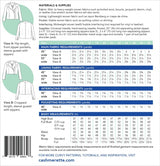 Cashmerette Canton Moto Jacket Sewing Pattern 12 32 Back Cover