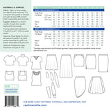 Cashmerette grafton dress top skirt mix match pack back cove