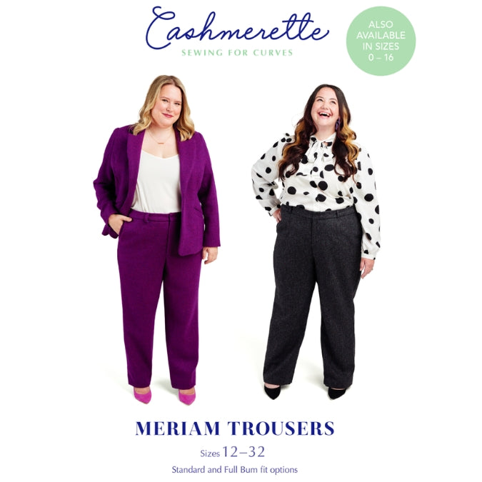 Cashmerette Meriam Trousers Sizes 12 30 Cover