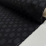 Catena Cotton Black Chain Print Italian Suiting Fabric Roll