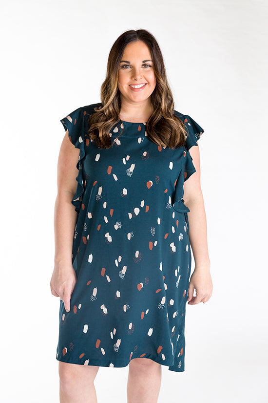 Chalk   Notch Farrah Blouse   Dress Pattern 1