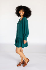 Chalk   Notch Wren Blouse And Dress Sewing Pattern 10