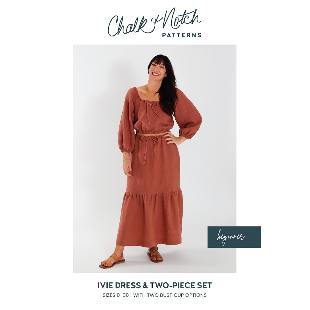 Chalk And Notch Ivie Dress Pattern Cover