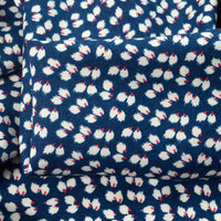 Challis - Navy Leaf