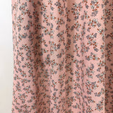 Challis Sacha Pink Soft Viscose Dress Fabric Mint Floral Drape