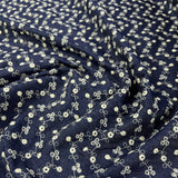 Chambray Anglaise Dark Blue Floral Embroidered Woven Dress Fabric Cu 1402Dcfc Ea61 4A6E B127 6F5A3B3B4480