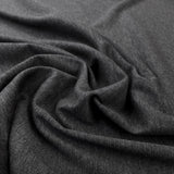 Changing Times Charcoal Ponte Polyester Viscose Elastane Stretch Grey Knit Jersey Fabric