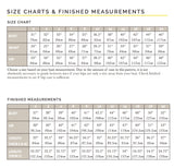 Charlie caftan size chart