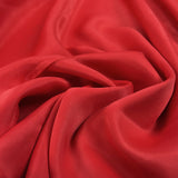 Cheerleader Red Viscose Rayon Elastane Stretch Woven Satin Dress Fabric